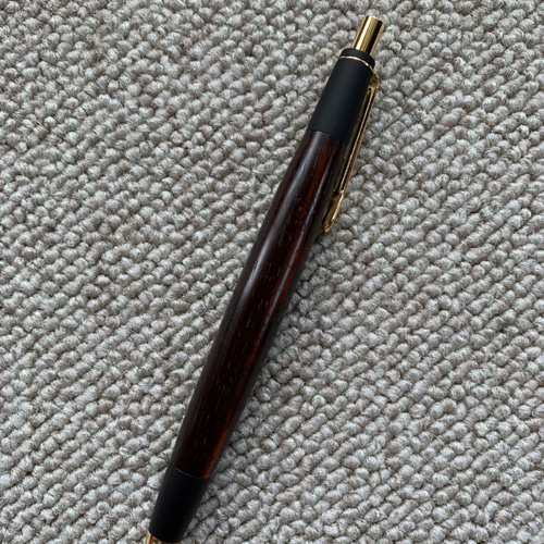 老紅木 ボールペンorシャーペン 木軸 ペン・筆記用具 キツツキ