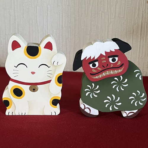 新作】可愛い お正月 オブジェ【獅子舞】【正月】【和】【和風