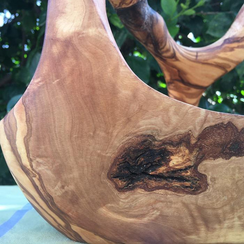 オリーブの木 バスケット芸術品 うねりとゆがみが交差する 超特大 約