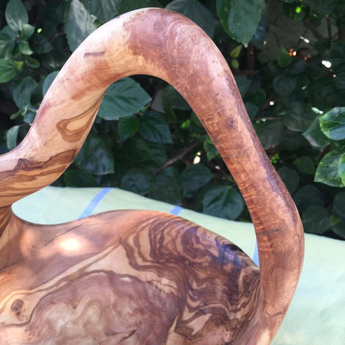 オリーブの木 バスケット芸術品 うねりとゆがみが交差する 超特大 約