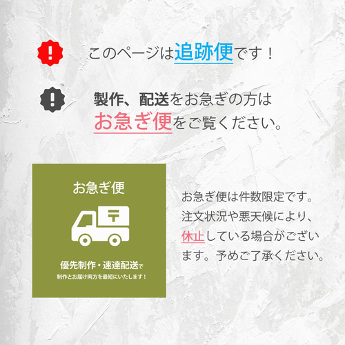 追跡/速達便】〈普通郵便→レターパック・速達郵便に変更〉○雨