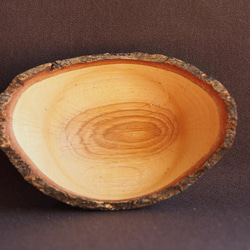 ナチュラルエッジの木の器（ナラ）no.19 2枚目の画像
