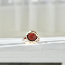 K10[ザクロワインのgarnet ]ring 7枚目の画像