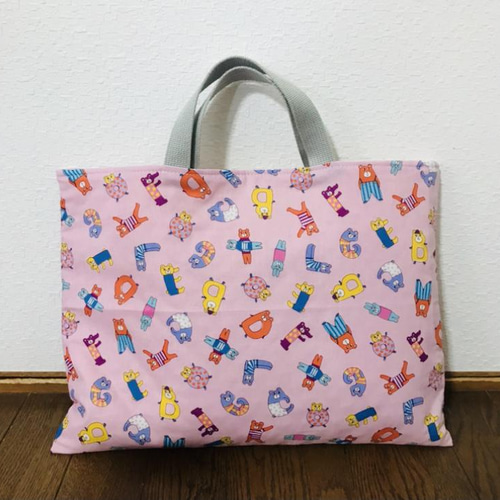 マルちゃん　ハンドメイド　オーダー　レッスンバック　シューズ袋 マルちゃん様専用 ハンドメイド オーダー レッスンバック