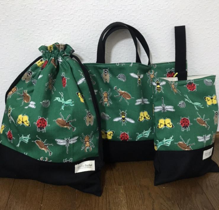 【再販】★入園、入学★レッスンバッグ、お着替え袋、シューズ袋セット