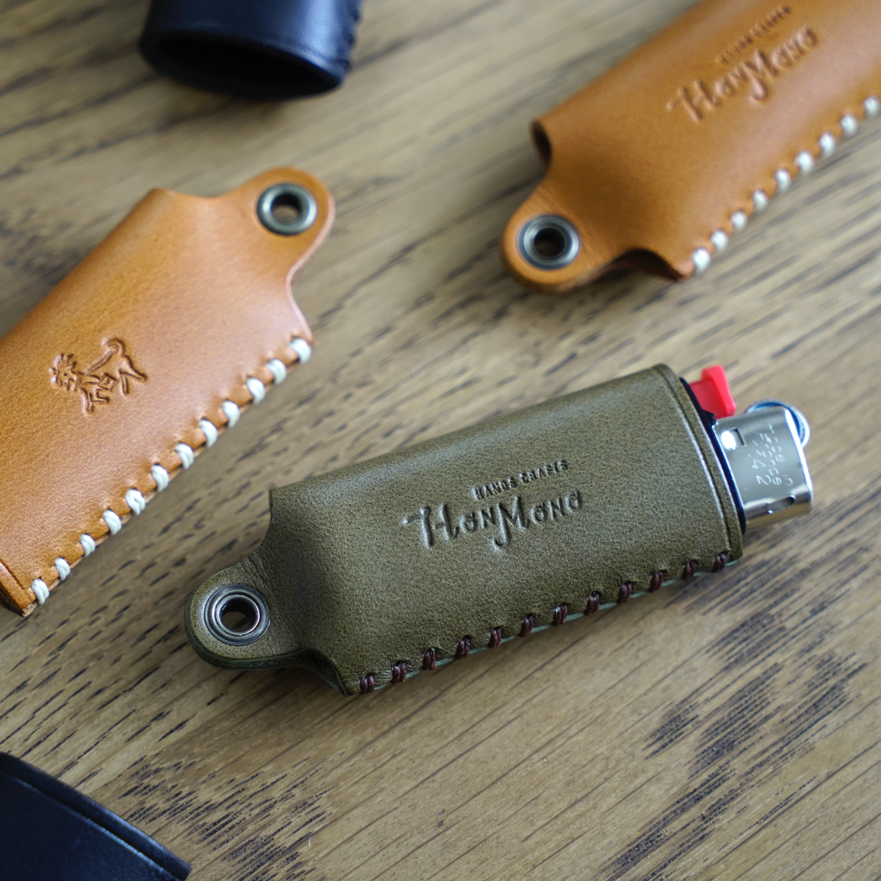 bicミニライターカバー (J25専用)【国産タンニンなめし本革使用