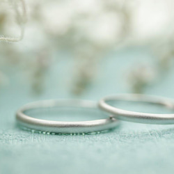 さりげない細身の結婚指輪　2本セット組み合わせ自由で　69,000円　 2枚目の画像