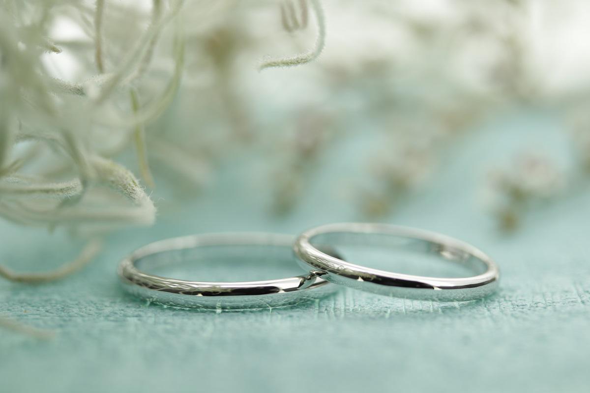 さりげない細身の結婚指輪 2本セット組み合わせ自由で 69,000円
