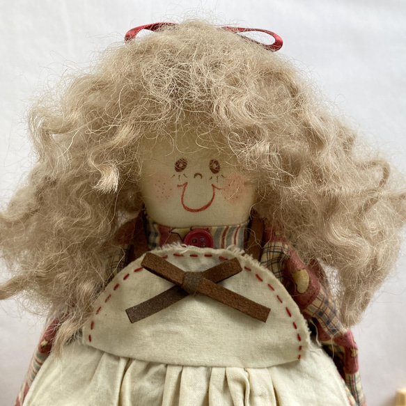 大作】アンティークカントリードール2体セット カントリードール