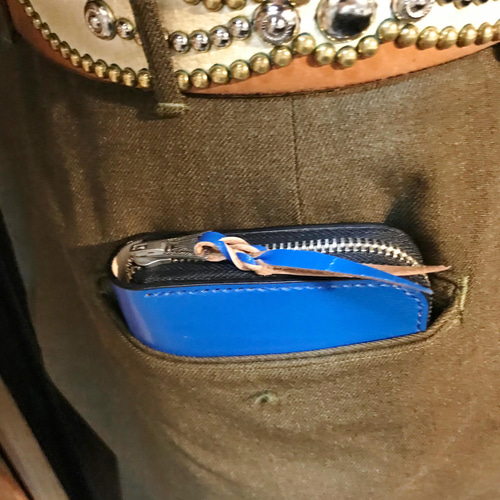 ラウンドウォレット サドルレザー 革財布 レザークラフト レザー