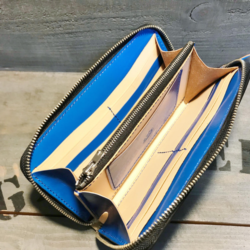 限定革 ハンドメイドレザーウォレット