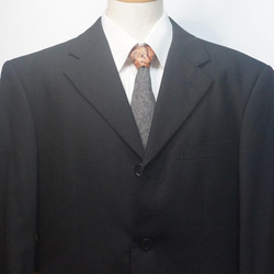 スカーフ留めとしても使える、タイストラップ式ネクタイ　ご当地シリーズ宮島編　本牛革製タンニンなめしヌメ革　 10枚目の画像