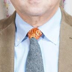 スカーフ留めとしても使える、タイストラップ式ネクタイ　ご当地シリーズ宮島編　本牛革製タンニンなめしヌメ革　 9枚目の画像