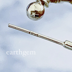 【SV925/K18GP】フローラルホワイトの淡水真珠が艶やかな、大人可愛いゴールドフープピアス❇︎カジュアルパール 4枚目の画像