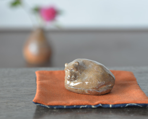 萩焼 干支香合（寅・伏）② その他インテリア雑貨 牧野窯 通販