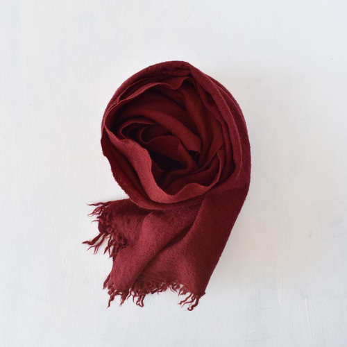 未使用品■着尺　伝統創作工芸　草木染　ワインレッド　 　未仕立て　反物　122 未使用品□着尺 伝統創作工芸 草木染 ワインレッド 未仕立て 反物 122 着尺