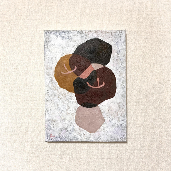 絵画 油絵 原画 抽象画 現代アート モダン インテリア F4