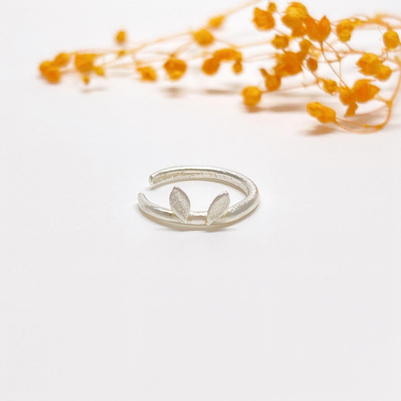 うさみみ純銀イヤーカフ◇片耳用 シンプル イヤカフ ピュアシルバー ミニサイズ 小さめ 動物 アニマル 7枚目の画像