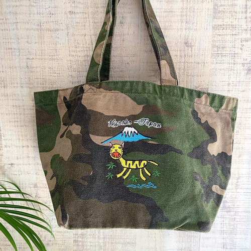 巨匠動物園】スカジャン風虎ミニトート トートバッグ BESIDE 通販