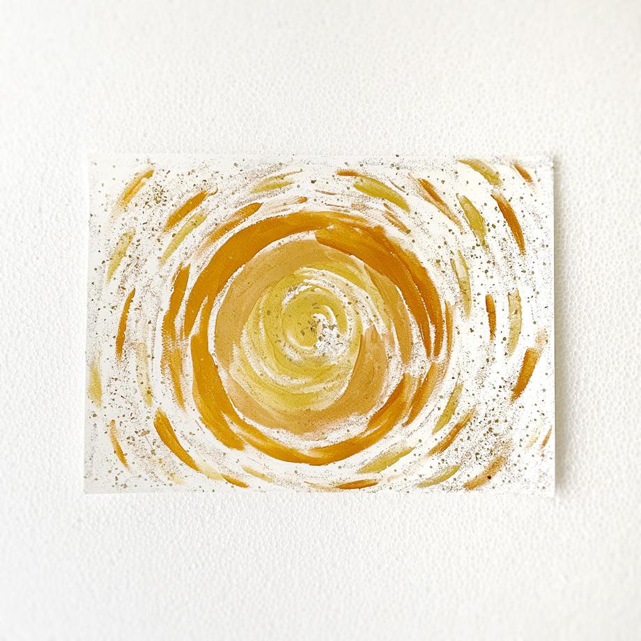 アクリル抽象画 金銀 カタログ詳細（落札結果）｜SBIアートオークション