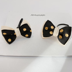 ⋈﻿ベビーヘアクリップ3点セット⋈﻿ 赤ちゃんヘアピン ヘアゴム