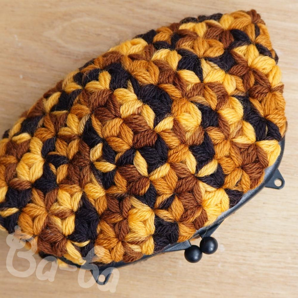 Ba-ba handmade Jasmine Stitch crochet Petit bag No.C1495 第1張的照片