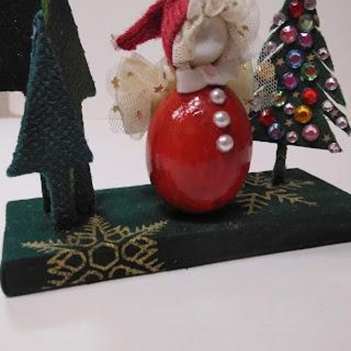 エンジェルサンタ』天使 サンタクロース ツリー 森 クリスマス