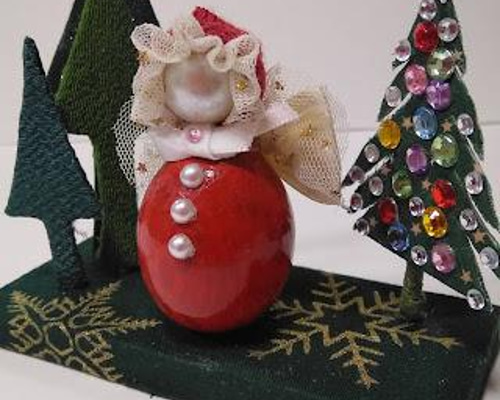 エンジェルサンタ』天使 サンタクロース ツリー 森 クリスマス