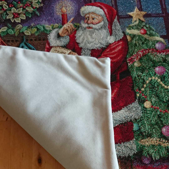 値下げ！Creema限定クリスマス2021 スペイン産　ゴブラン織 4枚目の画像