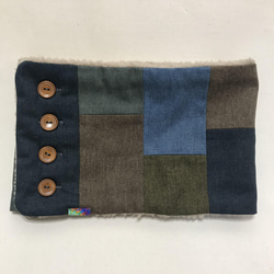 sakanano NECK WARMER PATCHWORK 3枚目の画像