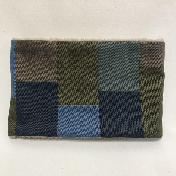 sakanano NECK WARMER PATCHWORK 2枚目の画像