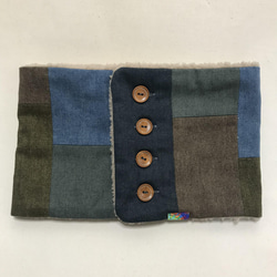 sakanano NECK WARMER PATCHWORK 1枚目の画像