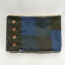 sakanano NECK WARMER PATCHWORK 3枚目の画像