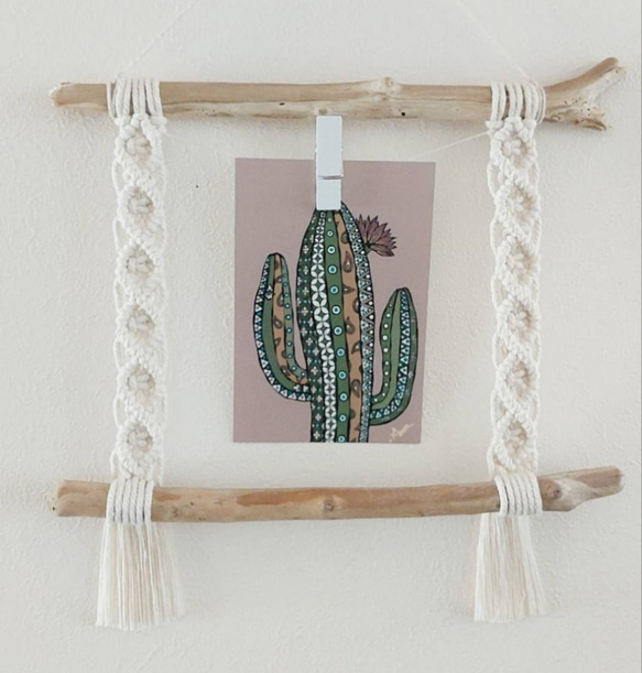 マクラメフォトフレーム フォトフレーム・写真立て Sae.macrame 通販