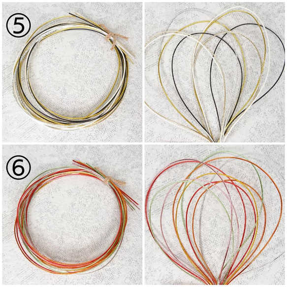 20パターン【金箔オプション】水引 5本セット 成人式 卒業式 水引アレンジ 5枚目の画像