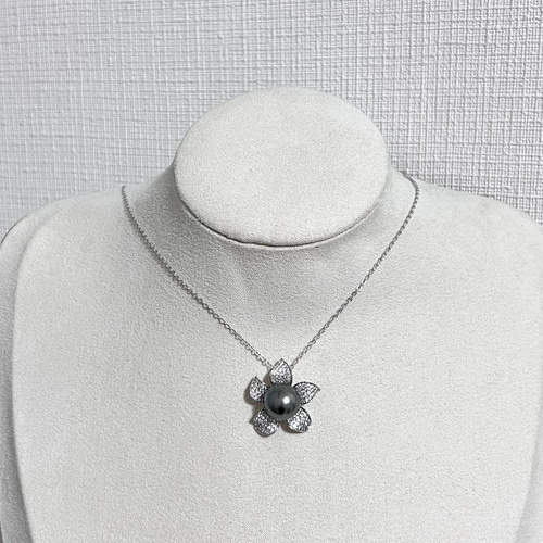 タヒチケシパールネックレスチャームペンダント