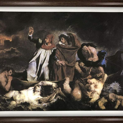 フェルディナン・ヴィクトール・ウジェーヌ・ドラクロワ ダンテの小舟