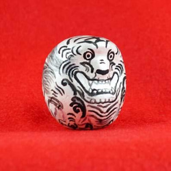 [訂購再次上架] Zodiac Daruma White Tiger“Kitora”（Kitora）*限量版 第3張的照片