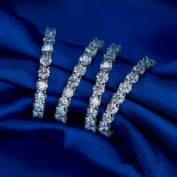「世界で最も輝く宝石」最高級モアッサナイト◆リング／指輪 3枚目の画像