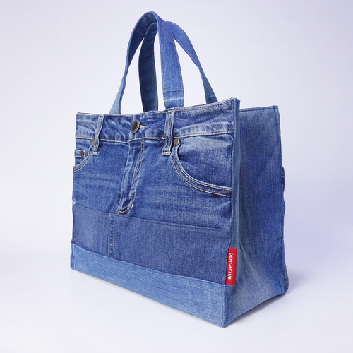 卸＞【nsb-30160z】【DENIM】【トートバッグ】デニムトート くっ