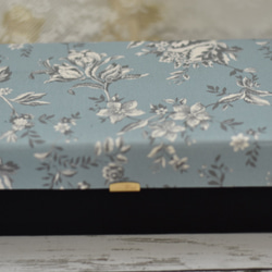 ティッシュケース・ティッシュボックス・蓋つきティッシュボックス　トワルドジュイ　♣︎カルトナージュ♣︎ 3枚目の画像