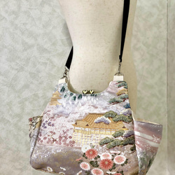 帯リメイク✴︎お財布ポーチ✴︎桜ピンク✴︎ショルダーバッグセット✴︎705 帯リメイク✴︎お財布ポーチ✴︎桜ピンク✴︎705 - メルカリ