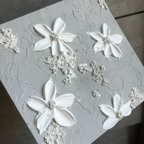テクスチャーアート 花 アートパネル 絵画 原画