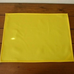 30×40 ﾗﾝﾁｮﾝﾏｯﾄ ｾｯﾄ 黄色・ボーダー 3枚目の画像