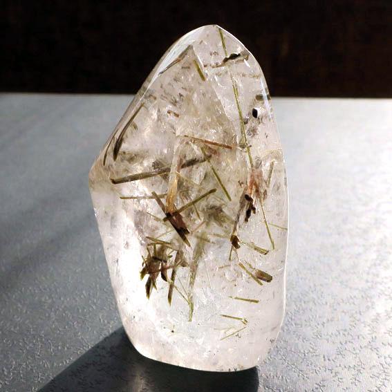 水晶 エピドート 共生クラスター（トルマリン）4kg ーt773 水晶