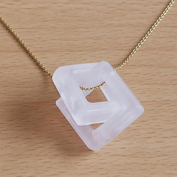 ☆ちょっと不思議な天然石のアクセサリー（ローズクォーツのペンダントトップ）　Dear Friend® 3枚目の画像