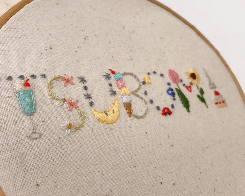 Mallow　バイオリン　手刺繍　レッスンバッグ　マスコットキー　親子 56584fecda87bcdb6e1c304a672d76