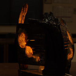 流木のランプシェード（手すき和紙使用） 11枚目の画像