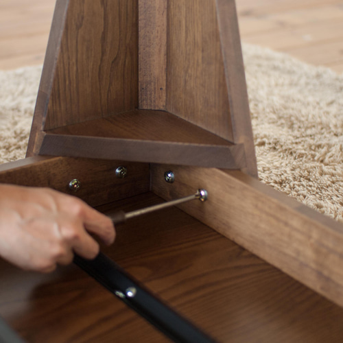 値下げ クマグリー 大きなくりの木のこたつ 渋皮色 （幅140cm・クマグリー） 大きなクリの木のこたつ / かけ布団なし（幅180cm・ハロゲン