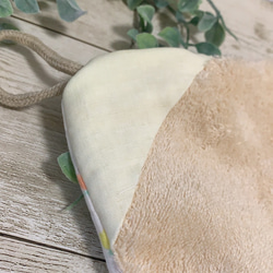 ループタオル☆枚数、色が選べる！お絵描きチューリップ3色展開！！パープル入荷 6枚目の画像